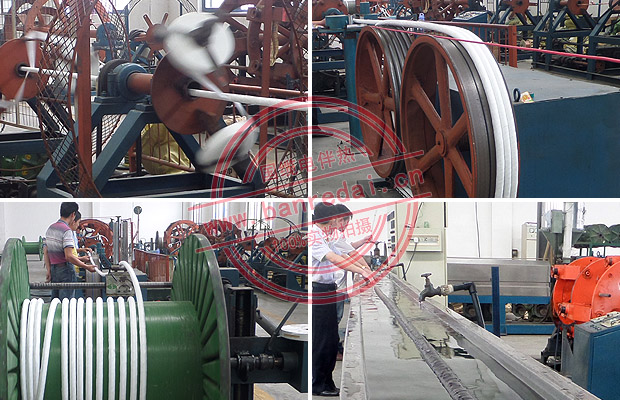 防腐伴熱采樣復(fù)合管(伴熱管纜)生產(chǎn)流程圖