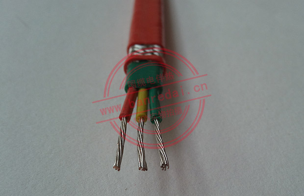 三相HCL串聯恒功率電伴熱帶結構